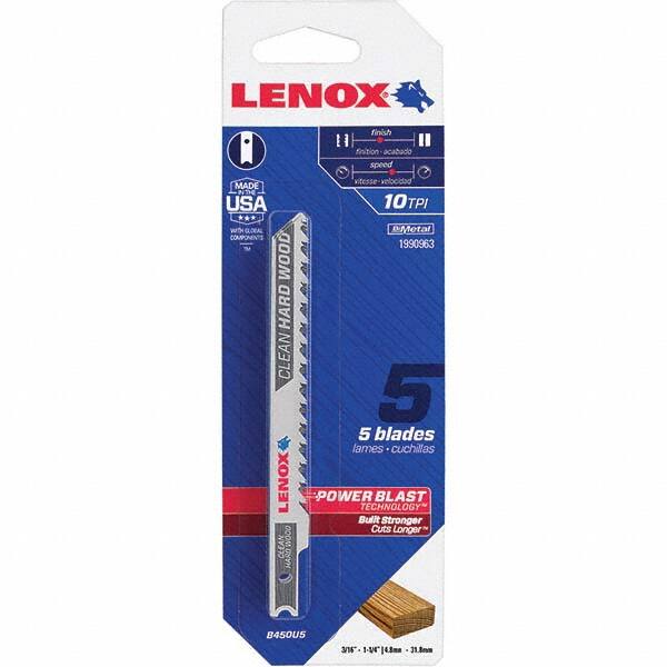 Lenox - Jig Saw Blades Blade Material: Bi-Metal Blade Length (Inch): 4 - Americas Industrial Supply