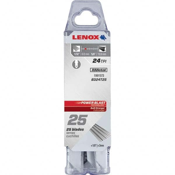 Lenox - Jig Saw Blades Blade Material: Bi-Metal Blade Length (Inch): 3-5/8 - Americas Industrial Supply