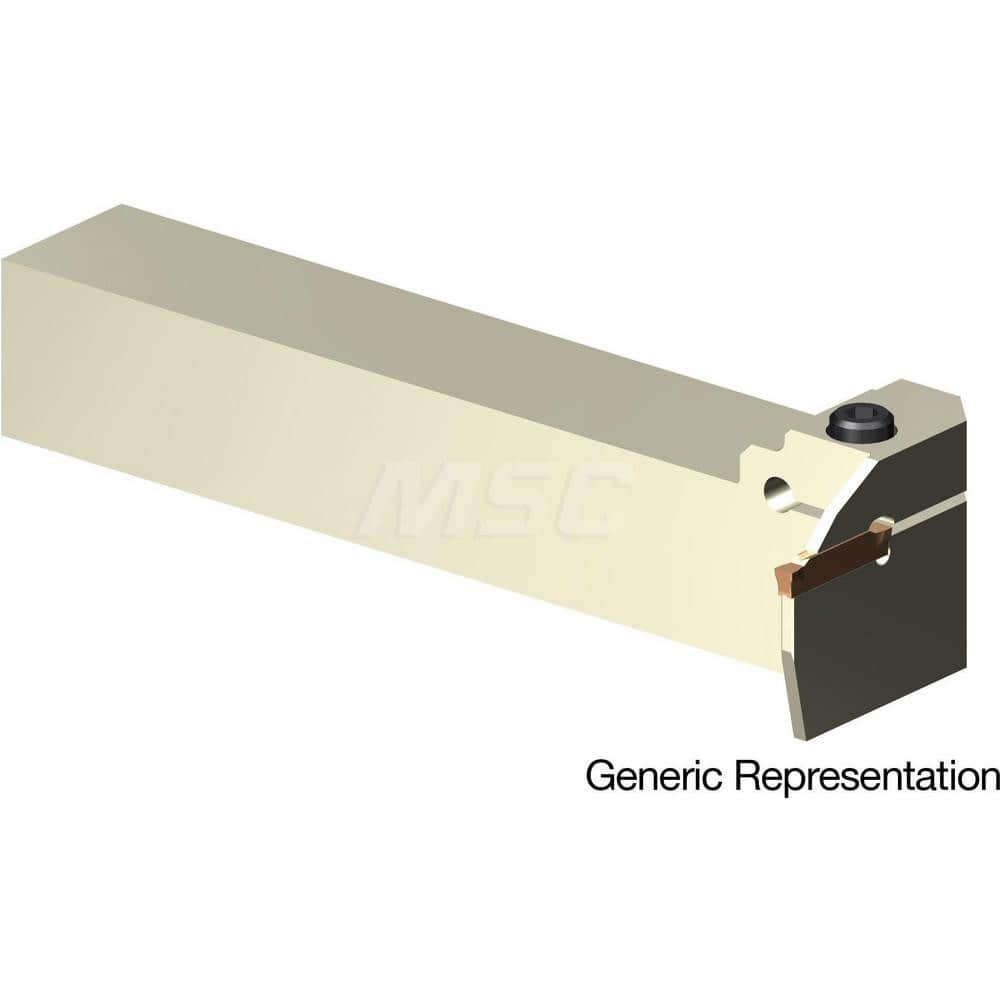 Indexable Cutoff Toolholder: 0.7″ Max Depth of Cut, 1.4″ Max Workpiece Dia, Left Hand 3/4″ Shank Height, 3/4″ Shank Width, Uses GCMN Inserts, Series GND