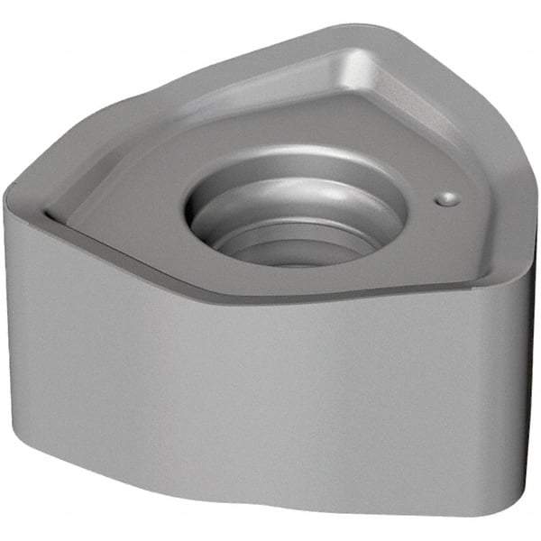 Seco - 218.21230TR ME13 Grade MS2050 Carbide Milling Insert - TiAlN/NbN Finish, 5.95mm Thick, 1/2" Inscribed Circle, 1.6mm Corner Radius - Americas Industrial Supply