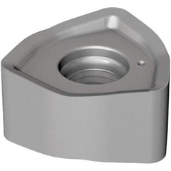 Seco - 218.21230TR ME13 Grade MS2050 Carbide Milling Insert - TiAlN/NbN Finish, 5.95mm Thick, 1/2" Inscribed Circle, 1.6mm Corner Radius - Americas Industrial Supply
