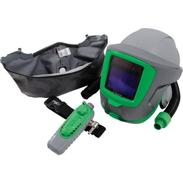 RPB - Size Universal, Adjustable Ratchet Suspension SAR System - Hard Hat Headgear, Flip-Up Welding Lens over Face Shield, Auto Darkening Filter, Use for Welding/Grinding - Americas Industrial Supply