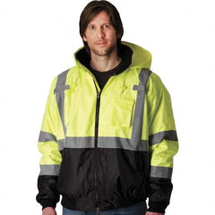 PIP - Size S Yellow High Visibility Jacket - Americas Industrial Supply