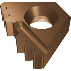 Vargus - 14DER14d Grade VRXP, External APIRD Threading Insert - 8 TPI Ext Pitch, Right Hand Insert, AlTiN Finish, Carbide - Americas Industrial Supply