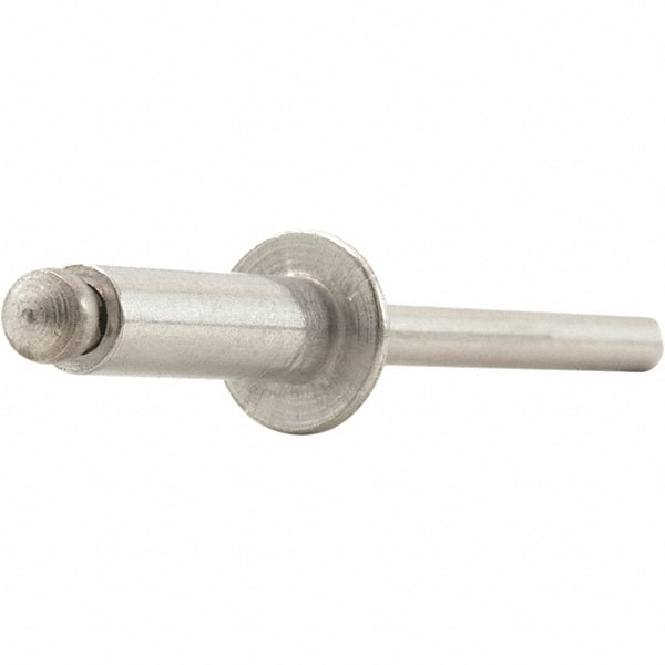 STANLEY Engineered Fastening - Size 4 Dome Head Aluminum Open End Blind Rivet - Americas Industrial Supply