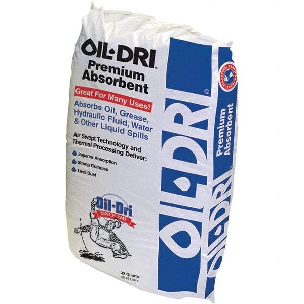 Oil-Dri - 32 Qt Bag Clay Granular Absorbent - Universal Use - Americas Industrial Supply