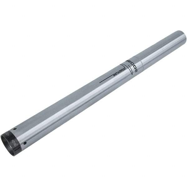 Seco - Modular Tool Holding System Adapter - 7-1/4" Projection, Through Coolant - Exact Industrial Supply
