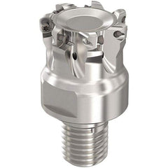 Seco - 30mm Cut Diam, 0.8mm Max Depth, M20 Modular Connection Indexable High-Feed End Mill - Screw Holding Method, LP..06 Insert, R217.21 Toolholder, Through Coolant - Americas Industrial Supply