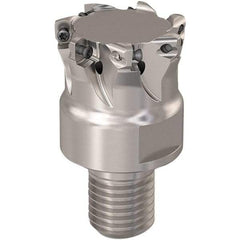 Seco - 31.5mm Cut Diam, 0.8mm Max Depth, M20 Modular Connection Indexable High-Feed End Mill - Screw Holding Method, LP..06 Insert, R217.21 Toolholder, Through Coolant - Americas Industrial Supply