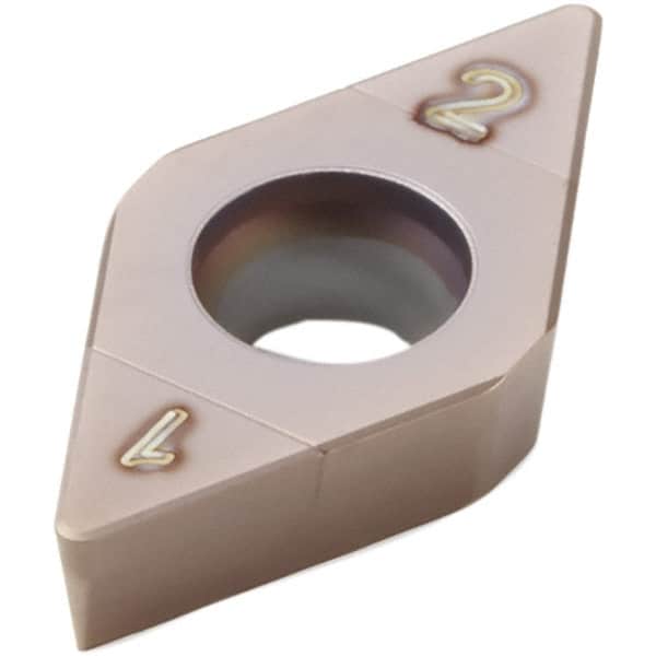 Seco - DCGW21.50.5S Grade CH2540 PCBN Turning Insert - TiSiN Finish, 55° Diamond, 1/4" Inscr Circle, 0.07874" Corner Radius - Americas Industrial Supply