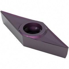 Seco - VCGT331 AL Grade TS2050 Carbide Turning Insert - TiAlSiN Finish, 35° Diamond, 3/8" Inscr Circle, 0.016" Corner Radius - Americas Industrial Supply