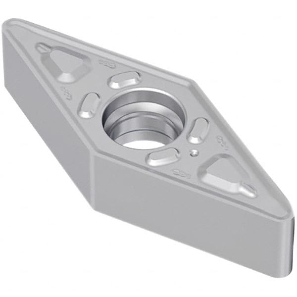 Seco - VNMU2.532 M6 Grade TP1501 Carbide Turning Insert - Ti(C/N)+Al2O3+TiN Finish, 35° Diamond, 0.031" Corner Radius - Americas Industrial Supply