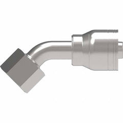 Eaton - Hydraulic Hose Fittings & Couplings Type: Female ORS Swivel, 45 Degree Elbow Hose Diameter: 1 (Inch) - Americas Industrial Supply