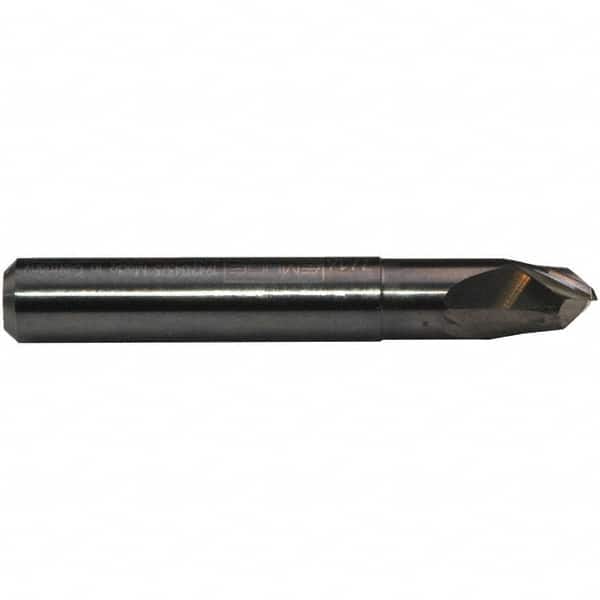 Emuge - 7/16", 2 Flute, Single End, Solid Carbide, 3/64" Corner Radius End Mill - 3" OAL, 30° Helix, Right Hand Flute, 1/32" LOC, Right Hand Cut, 1-1/8" Extended Reach - Americas Industrial Supply