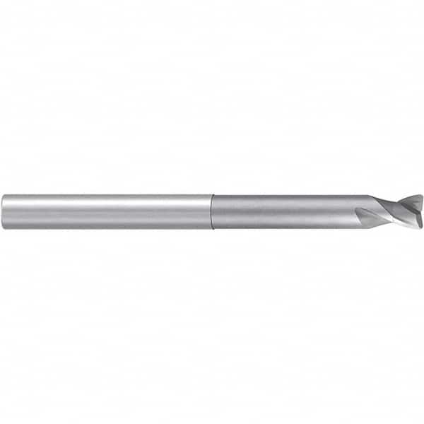 Emuge - 8mm, 2 Flute, Single End, Solid Carbide, 1mm Corner Radius End Mill - 120mm OAL, 30° Helix, Right Hand Flute, 7mm LOC, Right Hand Cut, 60mm Extended Reach - Americas Industrial Supply