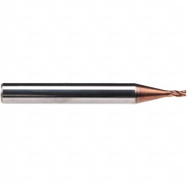 Emuge - 12mm Diam, 12mm LOC, 3 Flute Solid Carbide Roughing & Finishing End Mill - TiAlN Finish, 73mm OAL, 12mm Shank Diam, Cylindrical Shank, 38° Helix, Centercutting, Stub Length - Americas Industrial Supply