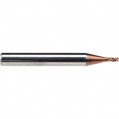 Emuge - 12mm Diam, 12mm LOC, 3 Flute Solid Carbide Roughing & Finishing End Mill - TiAlN Finish, 73mm OAL, 12mm Shank Diam, Cylindrical Shank, 38° Helix, Centercutting, Stub Length - Americas Industrial Supply