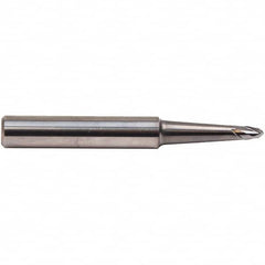 Emuge - 4° Taper Angle per Side, 7mm LOC, Solid Carbide 2 Flute Tapered Ball End Mill - AlCr Finish, 80mm OAL, 10mm Shank Diam, Spiral Flute, 30° Helix - Americas Industrial Supply