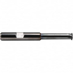 Emuge - 24 Max TPI, Internal Single Profile Thread Mill - 15/16" Cut Diam, 5/16" Shank Diam, 5 Flute, 2-9/16" OAL, TiCN Finish - Exact Industrial Supply