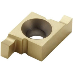 Seco - 2.1510NR Grade CP30, 2.15mm Cutting Width Carbide Grooving Insert - 2.15mm Max Depth of Cut, Neutral, TiN/TiCN Finish - Americas Industrial Supply