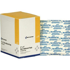 PRO-SAFE - 4-1/2" Long x 3-1/4" Wide, General Purpose Wound Care - White, Cotton Bandage - Americas Industrial Supply