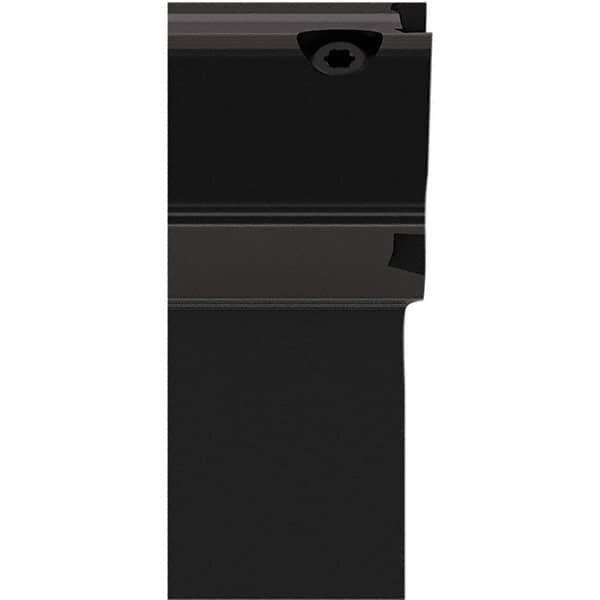 Seco - X4FL, External, Left Hand, 25mm Max Depth of Cut, 0.03 to 0.104" Groove Width, Indexable Grooving Tool Holder - X4GK25..L Insert Compatibility, 25mm Shank Height, 25mm Shank Width, 150mm OAL, Through Coolant - Americas Industrial Supply