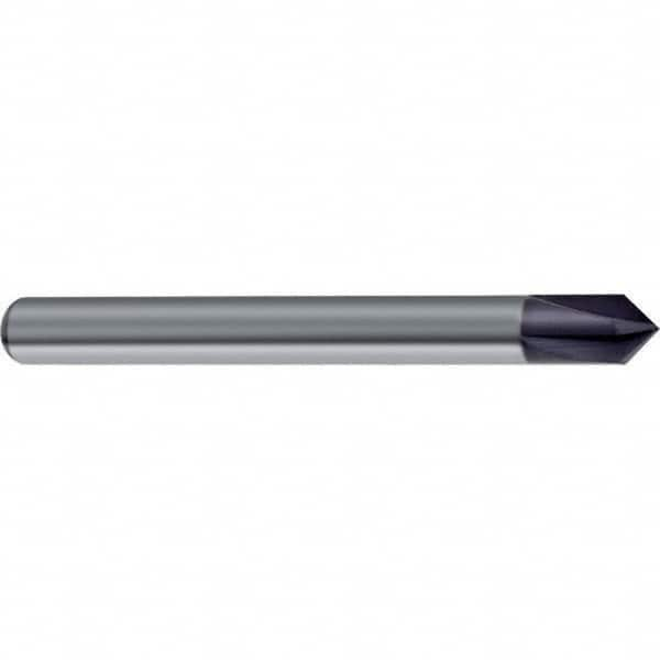 Guhring - 10mm Diam 4 Flute Single End Solid Carbide Chamfer Mill - Americas Industrial Supply