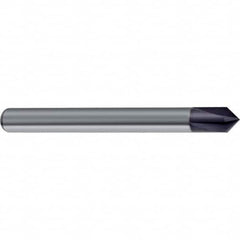 Guhring - 4mm Diam 4 Flute Single End Solid Carbide Chamfer Mill - Americas Industrial Supply