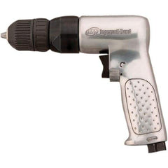 Ingersoll-Rand - 3/8" Reversible Keyless Chuck - Pistol Grip Handle, 2,000 RPM, 0.5 hp, 90 psi - Americas Industrial Supply