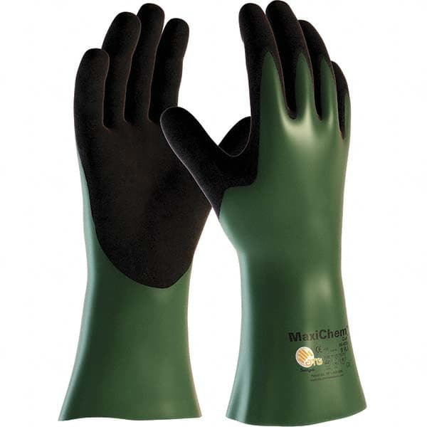 ATG - Chemical Resistant Gloves Material: Nitrile Size: Small - Americas Industrial Supply