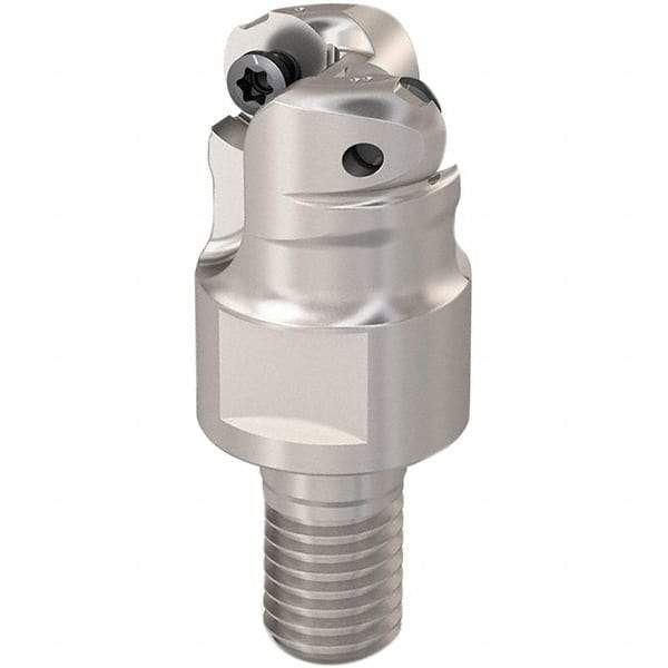 Seco - 13.4mm Cutting Diam, 6mm Max Depth of Cut, Modular Connection Indexable Copy End Mill - 2 Inserts, RP.. 1204 Insert, 217.29I-06 Toolholder, Steel, Through Coolant - Americas Industrial Supply