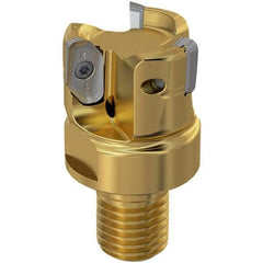 Seco - 1-1/2" Cutting Diam, 7.5mm Max Depth of Cut, Modular Connection Indexable Copy End Mill - 3 Inserts, XP.. 12 Insert, 217.97-12 Toolholder, Steel, Through Coolant - Americas Industrial Supply