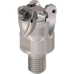 Seco - 23mm Cutting Diam, 6mm Max Depth of Cut, Modular Connection Indexable Copy End Mill - 4 Inserts, RP.. 1204 Insert, 217.29-06 Toolholder, Steel, Through Coolant - Americas Industrial Supply