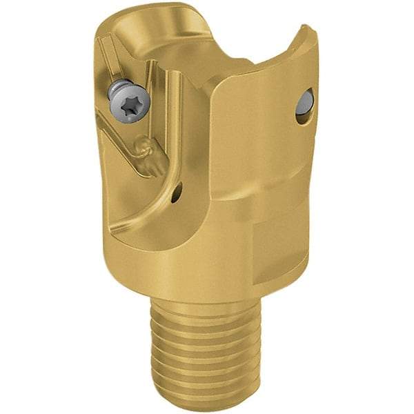 Seco - 40mm Cutting Diam, 10mm Max Depth of Cut, Modular Connection Indexable Copy End Mill - 2 Inserts, VPGX22 Insert, 217.97-22 Toolholder, Steel, Through Coolant - Americas Industrial Supply