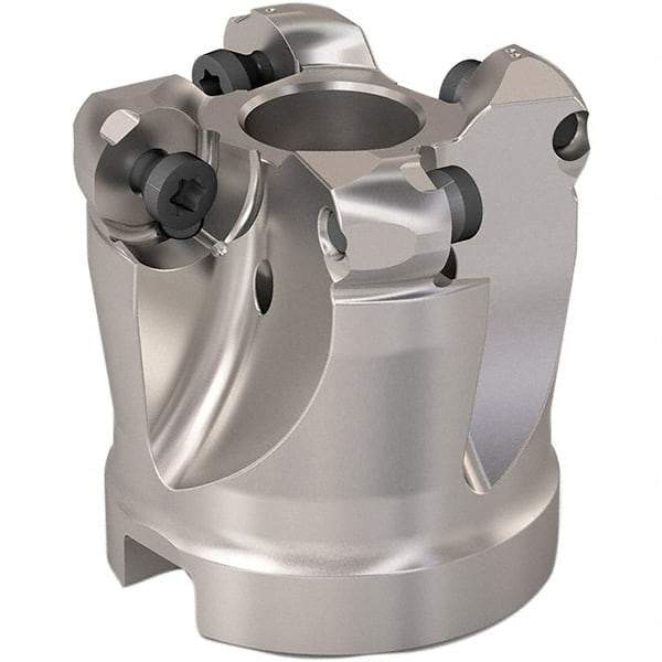 Seco - 28mm Cut Diam, 6mm Max Depth, 16mm Arbor Hole, 4 Inserts, RP..1204 Insert Style, Indexable Copy Face Mill - R220.29 Cutter Style, 14,000 Max RPM, 40mm High, Through Coolant, Series R220.29 - Americas Industrial Supply