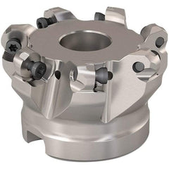Seco - 51mm Cut Diam, 6mm Max Depth, 22mm Arbor Hole, 7 Inserts, RP..1204 Insert Style, Indexable Copy Face Mill - R220.29 Cutter Style, 11,200 Max RPM, 40mm High, Through Coolant, Series R220.29 - Americas Industrial Supply