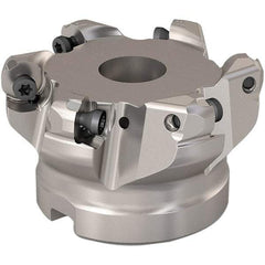 Seco - 51.5mm Cut Diam, 6mm Max Depth, 3/4" Arbor Hole, 6 Inserts, RP..1204 Insert Style, Indexable Copy Face Mill - R220.29 Cutter Style, 11,200 Max RPM, 1-1/2 High, Through Coolant, Series R220.29 - Americas Industrial Supply