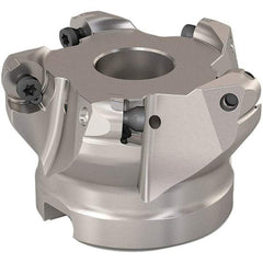 Seco - 51mm Cut Diam, 6mm Max Depth, 22mm Arbor Hole, 5 Inserts, RP..1204 Insert Style, Indexable Copy Face Mill - R220.29 Cutter Style, 11,200 Max RPM, 40mm High, Through Coolant, Series R220.29 - Americas Industrial Supply