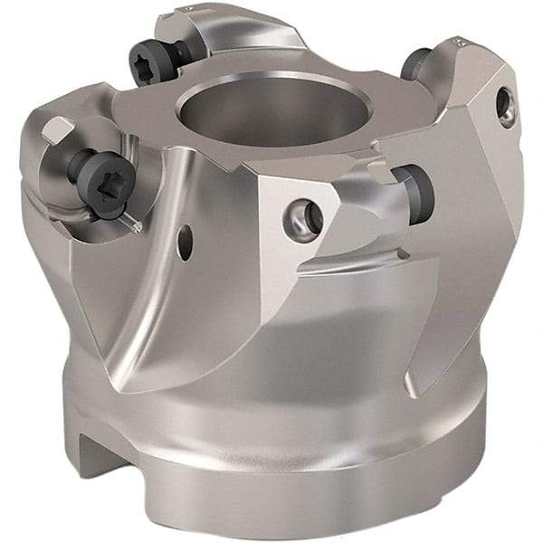 Seco - 40mm Cut Diam, 6mm Max Depth, 22mm Arbor Hole, 4 Inserts, RP..1204 Insert Style, Indexable Copy Face Mill - R220.29 Cutter Style, 12,300 Max RPM, 40mm High, Through Coolant, Series R220.29 - Americas Industrial Supply