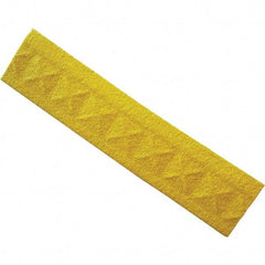 Ergo Advantage - 18" Long x 4" Wide x 1" Thick, Anti-Fatigue Modular Matting Anti-Fatigue Flooring - Female, 1 Interlocking Side, Yellow, For Dry & Wet Areas - Americas Industrial Supply