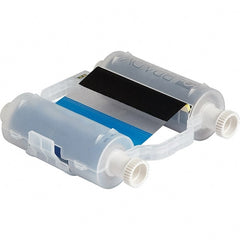 Brady - 200' Black/Blue Resin Ribbon 2 Color Paneled Ribbon Cartridge - Americas Industrial Supply