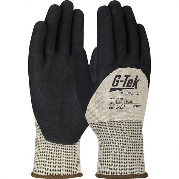 PIP - Size XL, ANSI Cut Lvl A4, Puncture Lvl 4, Abrasion Lvl 4, Nitrile Coated Suprene Cut Resistant Gloves - Americas Industrial Supply