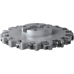 Seco - Shell Mount Connection, 1.024" Cutting Width, 91.5mm Depth of Cut, 315mm Cutter Diam, 60mm Hole Diam, 9 Tooth Indexable Slotting Cutter - R335.25 Toolholder, XNHQ 1707 Insert, Right Hand Cutting Direction - Americas Industrial Supply