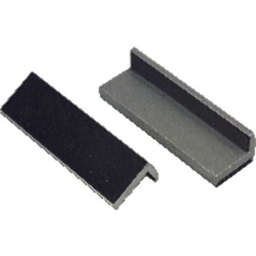 Rubber Faced Vise Jaw Pads - Rubber Jaw pads protect delicate parts from damage - 4″ Pad length - Americas Industrial Supply