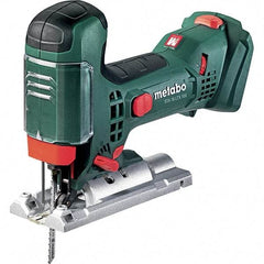 Metabo - 18 Volt, 550 to 2,800 SPM, 13/16" Stroke Length, Lithium-Ion Cordless Jigsaw - 45° Cutting Angle, Series 18V LiHD - Americas Industrial Supply