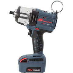 Ingersoll-Rand - 1/2" Drive 20 Volt Pistol Grip Cordless Impact Wrench & Ratchet - 0 to 1,900 RPM, 0 to 2,450 BPM, 1,500 Ft/Lb Torque, Lithium-Ion Batteries - Americas Industrial Supply