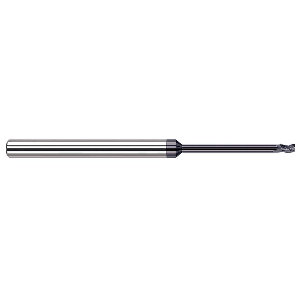 Harvey Tool - Square End Mills; Mill Diameter (Inch): 1/16 ; Mill Diameter (Decimal Inch): 0.0620 ; Length of Cut (Inch): 3/32 ; Length of Cut (Decimal Inch): 0.0930 ; Material: Solid Carbide ; Finish/Coating: AlTiN - Exact Industrial Supply