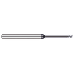 Harvey Tool - Square End Mills; Mill Diameter (Inch): 1/16 ; Mill Diameter (Decimal Inch): 0.0620 ; Length of Cut (Inch): 3/32 ; Length of Cut (Decimal Inch): 0.0930 ; Material: Solid Carbide ; Finish/Coating: AlTiN - Exact Industrial Supply