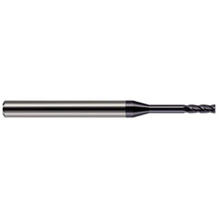 Harvey Tool - 0.025", 1.9mm LOC, 1/8" Shank Diam, 1-1/2" OAL, 4 Flute Solid Carbide Square End Mill - Exact Industrial Supply