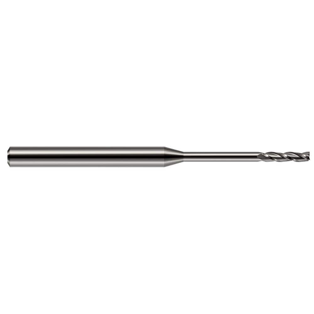 Harvey Tool - Square End Mills; Mill Diameter (mm): 0.80 ; Mill Diameter (Inch): 1/32 ; Mill Diameter (Decimal Inch): 0.0310 ; Length of Cut (Decimal Inch): 0.1550 ; Material: Solid Carbide ; Finish/Coating: Uncoated - Exact Industrial Supply